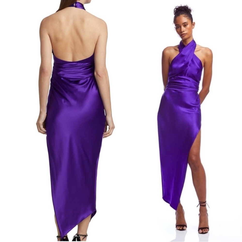 NWT THE SEI SILK HALTER DRESS